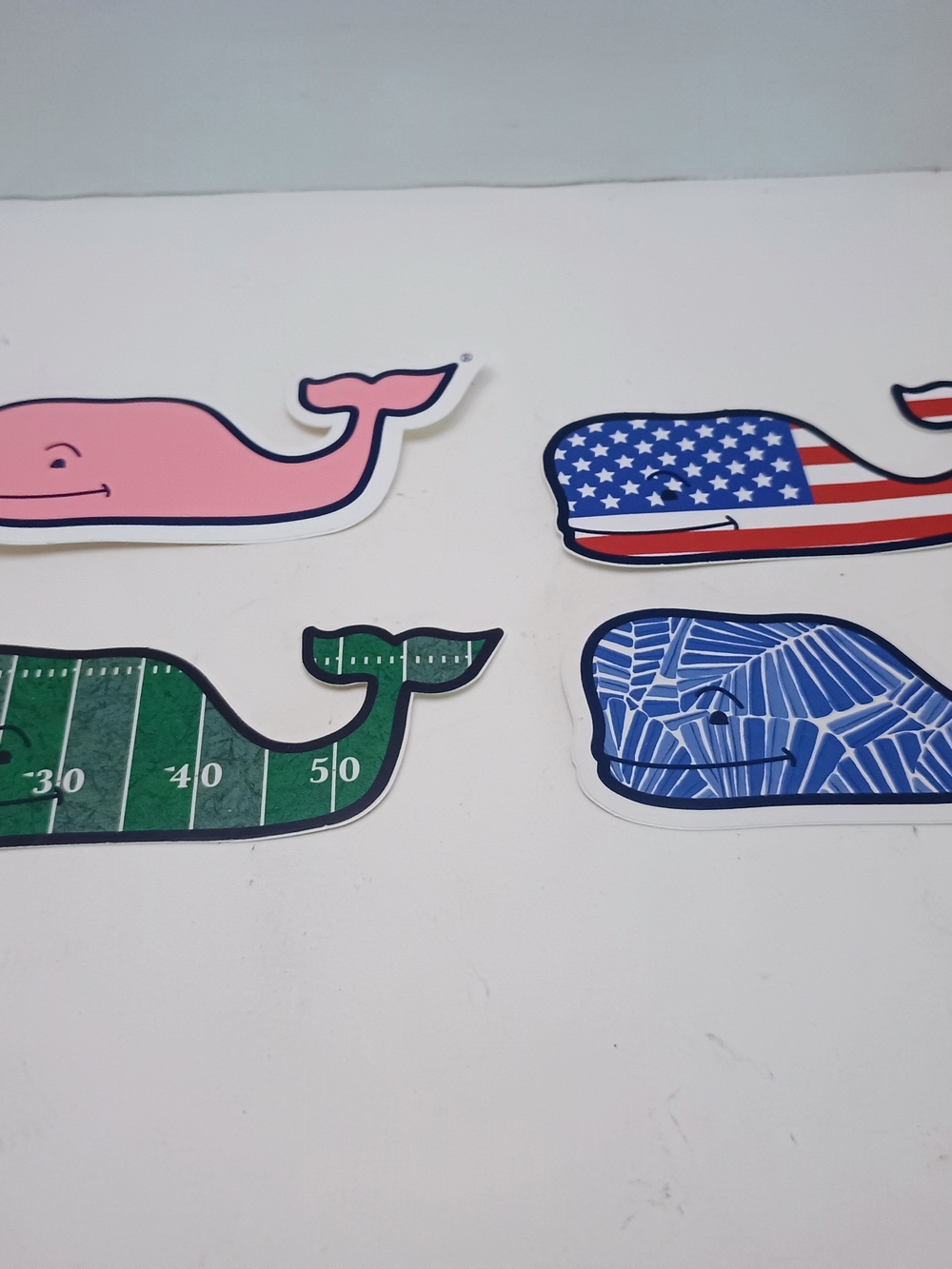 Vineyard Vines Whale Stickers 4 Stickers